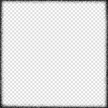 Wishful Borders, black frame illustration transparent background PNG clipart