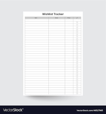 wishlist tracker