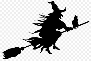 Witch Flying Witchcraft Broom Clip art Vector graphics - witch cat 