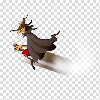 Witch Halloween, Hand-painted shaman transparent background PNG clipart