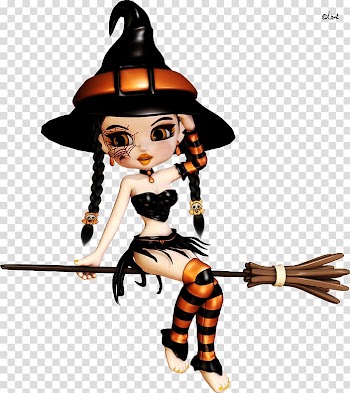 Witch Halloween, witch transparent background PNG clipart