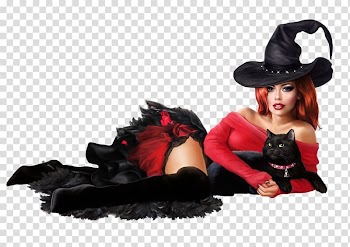 Witch Halloween Бойжеткен Woman Costume, witch transparent background PNG clipart