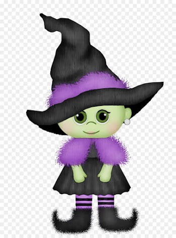 witch hat cartoon purple violet hat