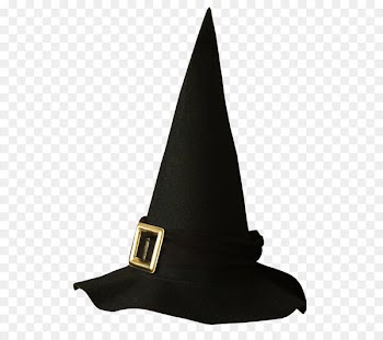 Witch hat Halloween Clip art - Black Witch Hat Transparent Picture 