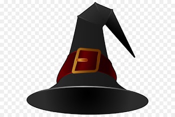 Witch hat Icon Clip art - Black Witch Hat PNG Clipart Image 