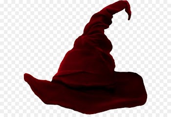 Witch hat Magician Sombrero - Halloween witches hat red 