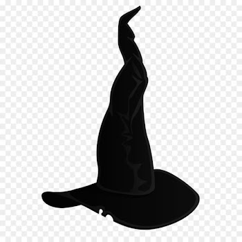 Witch hat Witchcraft Clip art - Large Black Witch Hat Transparent PNG Clipart 