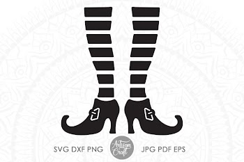 Witch legs SVG ,Halloween SVG, cut file ,witches shoes