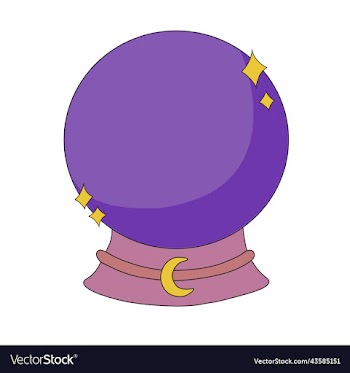 witch magic ball for divination crystal ball