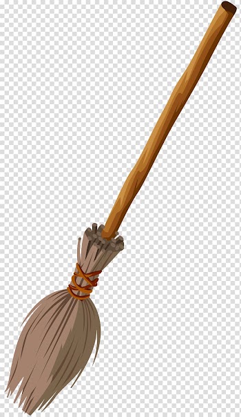 Witch's broom Witchcraft , bat transparent background PNG clipart