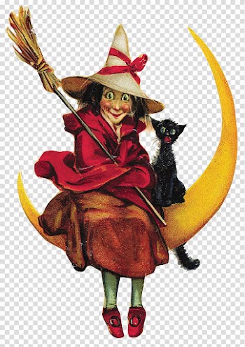 Witch transparent background PNG clipart