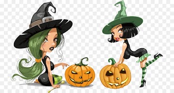Witchcraft Cartoon Halloween Clip art - Halloween Design Elements HALLOWEEN 