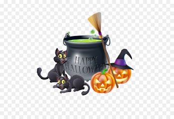 Witchcraft Cartoon Illustration - Halloween 