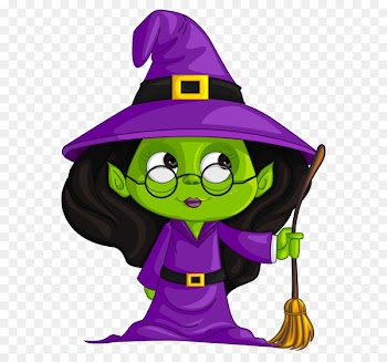Witchcraft Clip art - Purple Witch PNG Clipart Image 