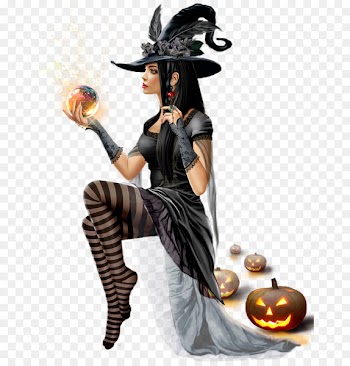 Witchcraft Ghost Halloween - witch 