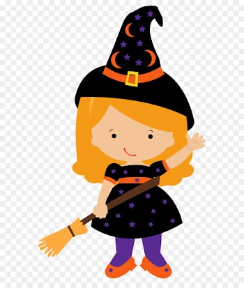 Witchcraft Halloween Clip art - Little Witch PNG Clipart Image 
