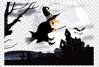 Witchcraft Halloween , Halloween elements transparent background PNG clipart