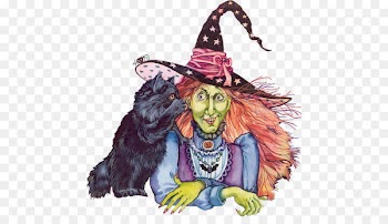 Witchcraft Halloween Message - witch 
