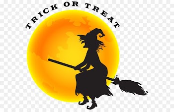 Witchcraft Halloween Witch-hunt - Halloween Witch and Moon PNG Clip Art Image 