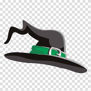 Witchcraft Hat Halloween Costume, witch transparent background PNG clipart