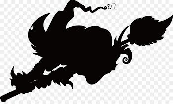 Witchcraft Royalty-free Clip art - Witch Silhouette 