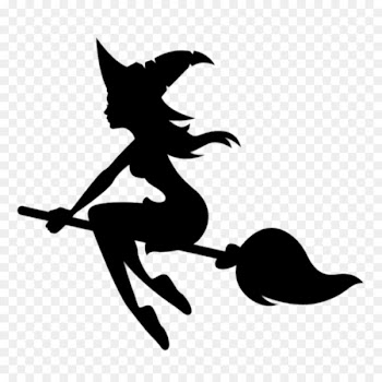 Witchcraft Silhouette Clip art - witch 