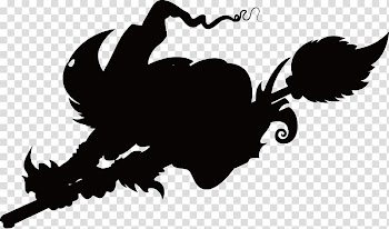 Witchcraft , Witch Silhouette transparent background PNG clipart