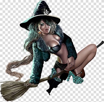 Witchcraft Wonder Woman Female, witch transparent background PNG clipart