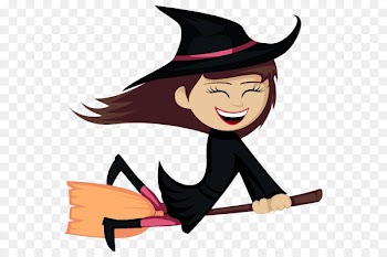 Witches All Witchcraft Royalty-free Illustration - Cartoon happy little witch 