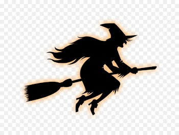 Witchs broom Witchcraft - Witch riding a broom 