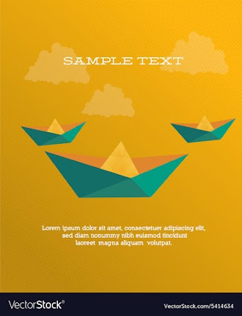 With abstract background vector image