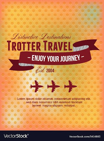 With abstract background vector image