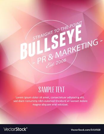 With abstract background vector image