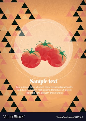 With abstract background vector image