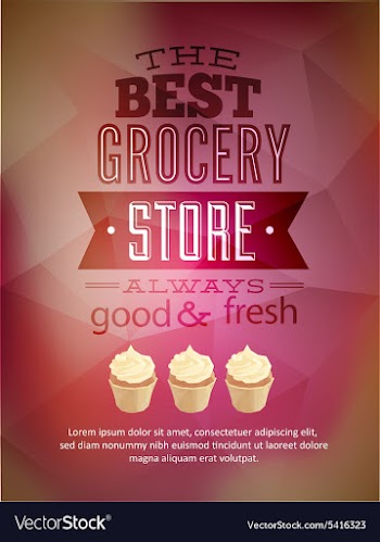 With abstract background vector image