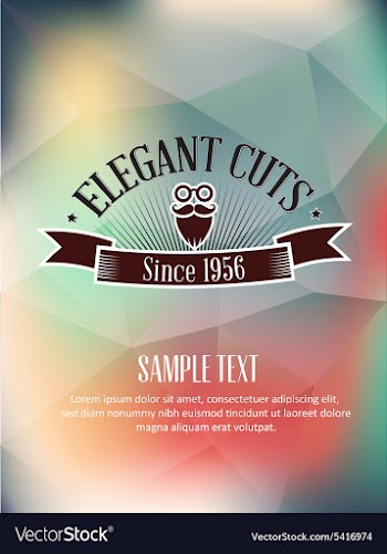 With abstract background vector image