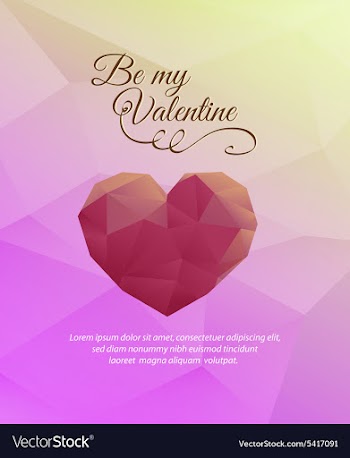 With abstract background vector image