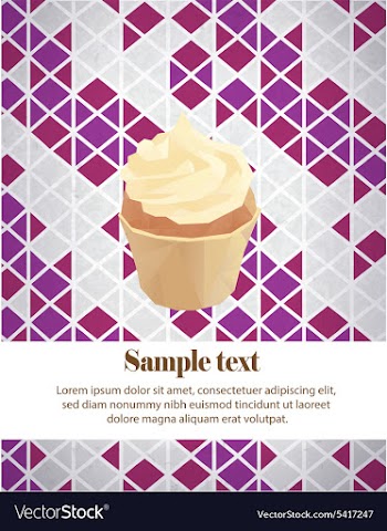 With abstract background vector image