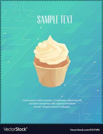 With abstract background vector image