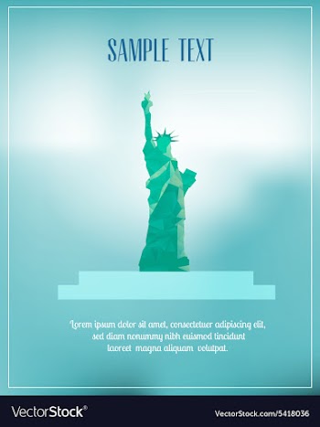 With abstract background vector image