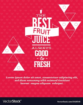 With abstract background vector image