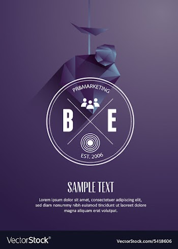 With abstract background vector image