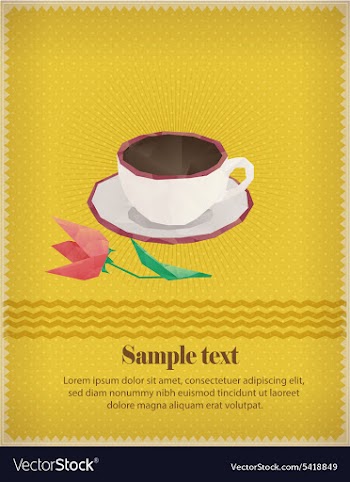 With abstract background vector image