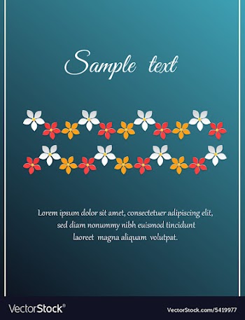 With abstract background vector image