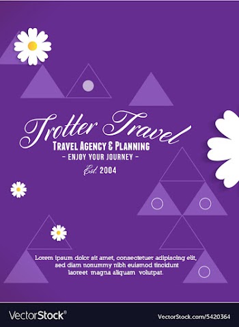 With abstract background vector image