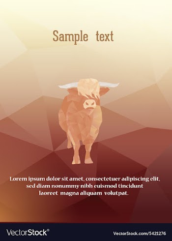 With abstract background vector image
