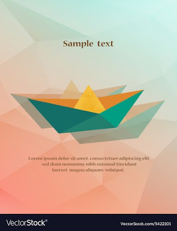 With abstract background vector image