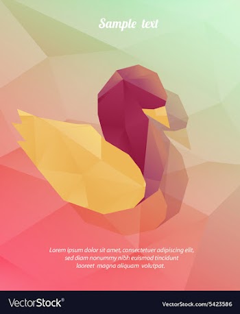 With abstract background vector image