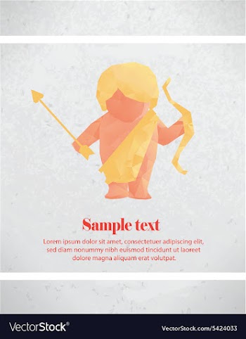 With abstract background vector image