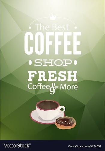 With abstract background vector image
